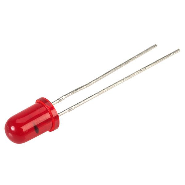 LI 3930: 8mm ROUND TYPE,RED DIFFUSED,EMITTED LIGHT-HIGH EFFICIENCY RED