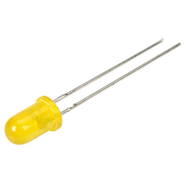 LY 3930: 8mm ROUND TYPE,YELLOW DIFFUSED,EMITTED LIGHT-YELLOW