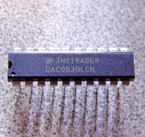 DAC0830LCN: 16 PIN 8 BIT UP D/A CONVERTER(.05% LINEAR)