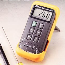 TES-1306: K/J DUAL CHANNEL THEERMOMETER