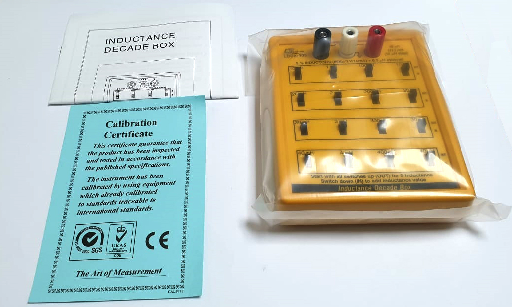 LBOX-405 :   Inductance Decade Box